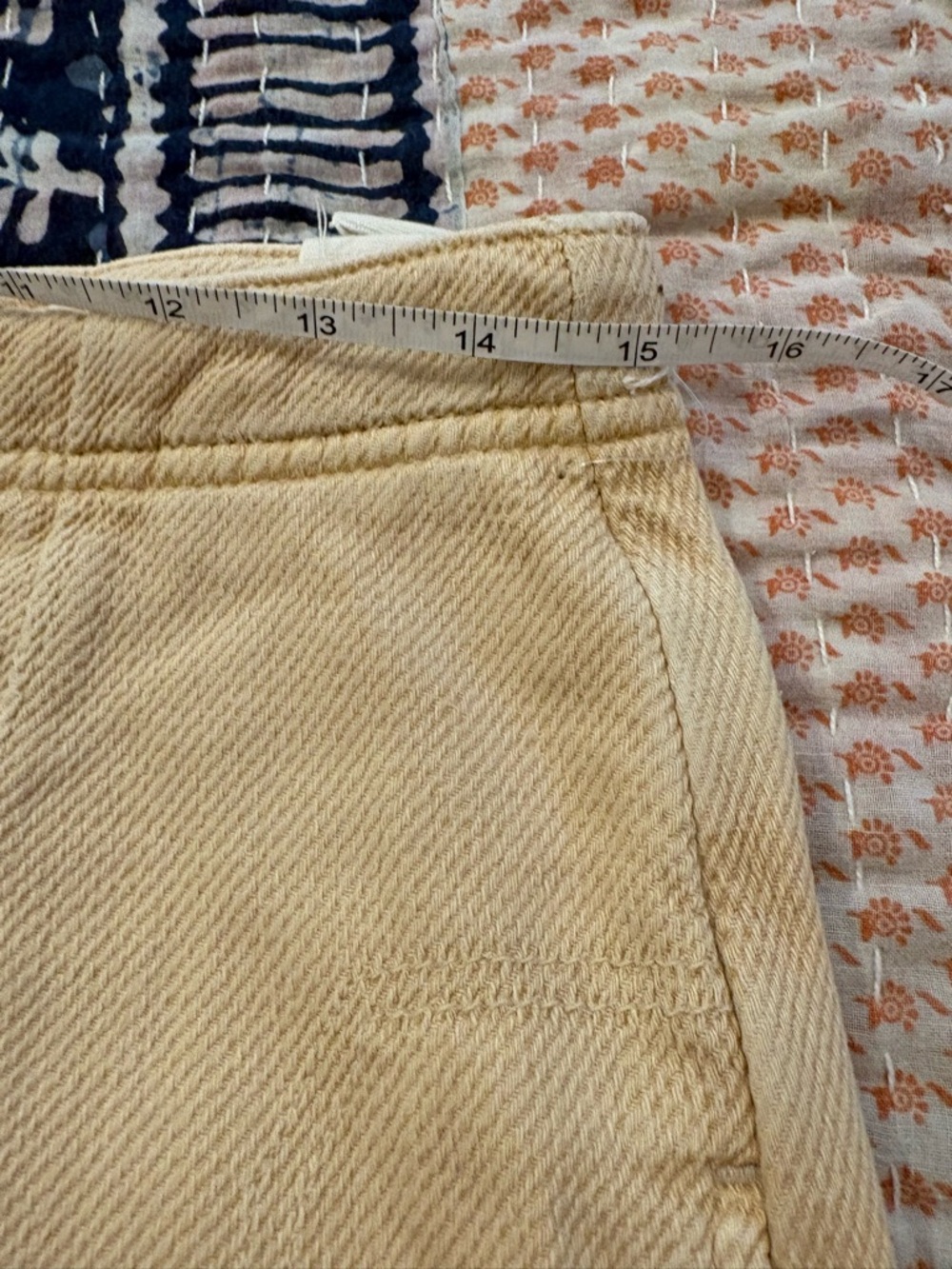 We The Free Osaka Mid rise Barrel Corduroy Pants in Tan - Picture 9 of 12